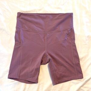 All in Motion Purple Bike Shorts 6”
